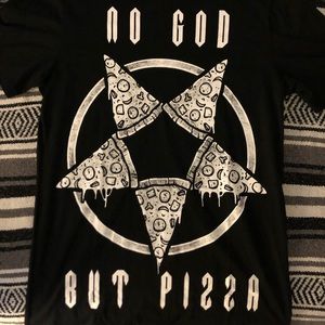 Killstar Occult Luxury Pizza Pentagram Shirt